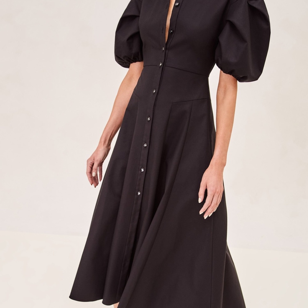 ALEXIS AMILYA BLACK DRESS